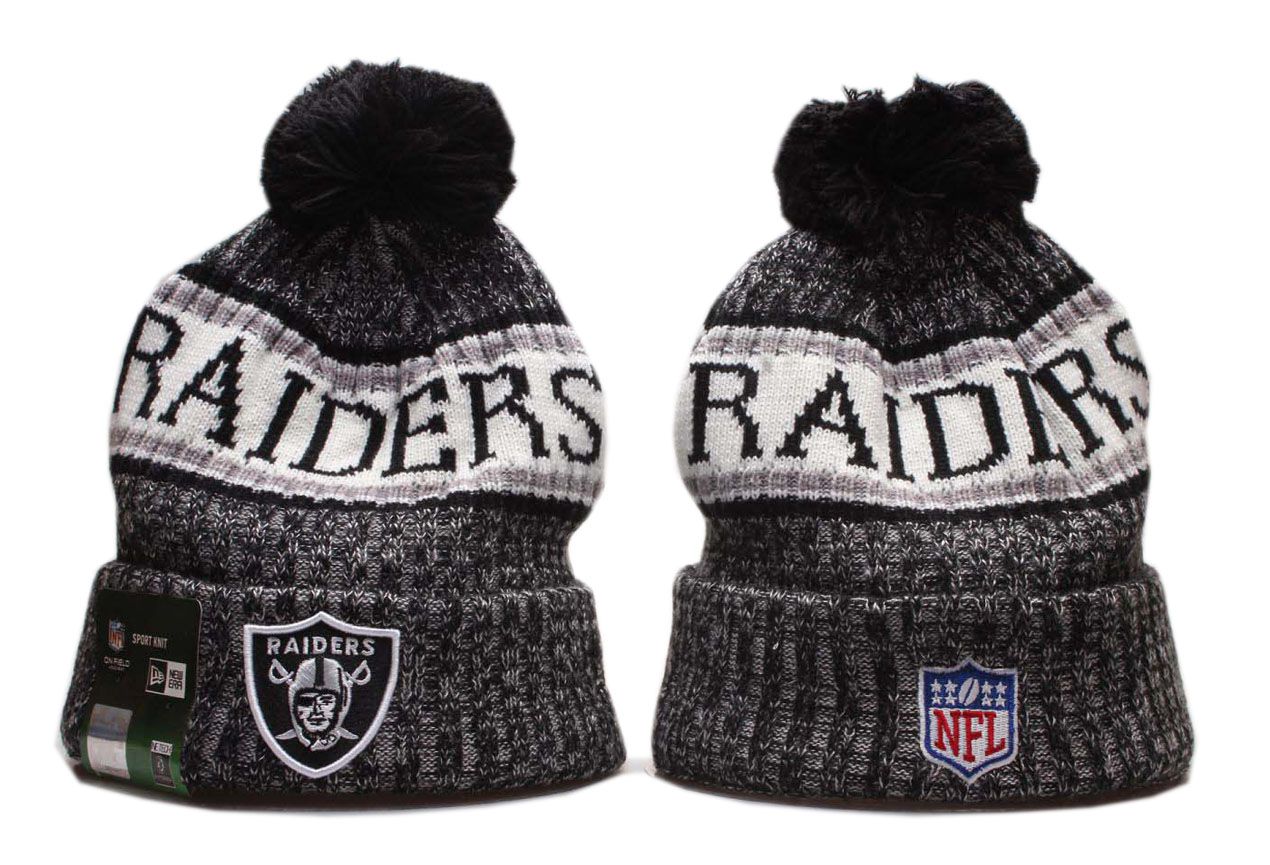 2023 NFL Oakland Raiders beanies ypmy3